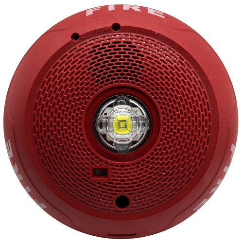 System Sensor PC2RLED L-Series 2-Wire Ceiling Horn/Strobe, Red